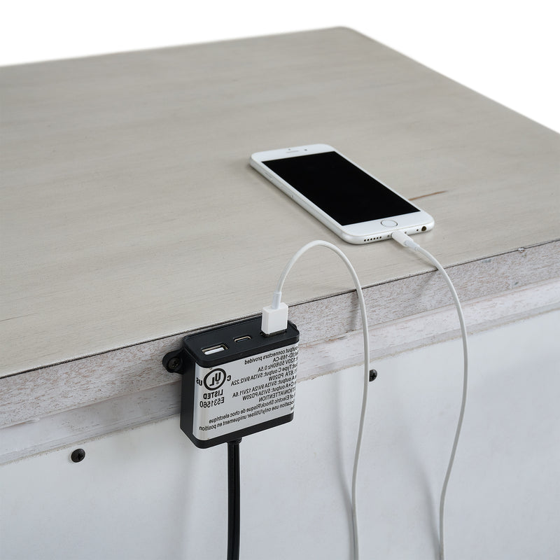 McCoy 2-Drawer Nightstand with USB