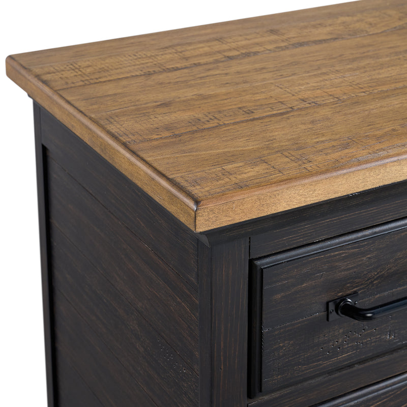 Montrose Storage Bedroom Set in Espresso & Brown
