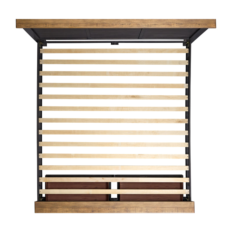 Montrose Storage Bedroom Set in Espresso & Brown