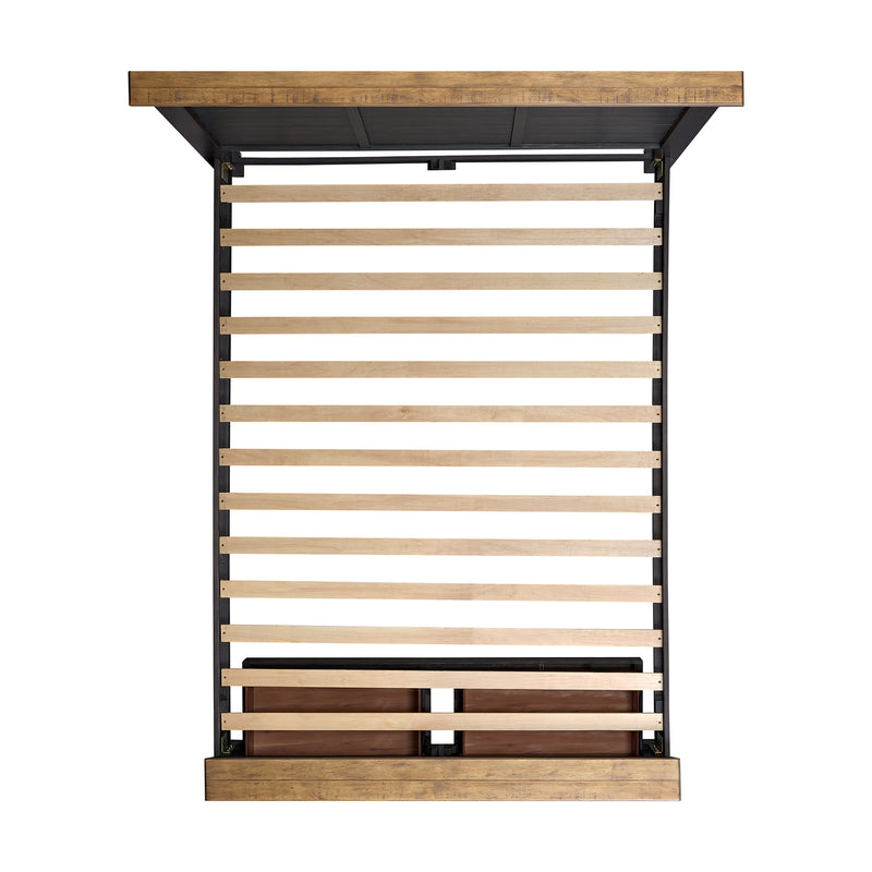 Montrose Storage Bedroom Set in Espresso & Brown