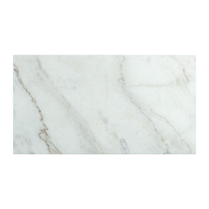 Morris 2PC Occasional Marble Table Set in White