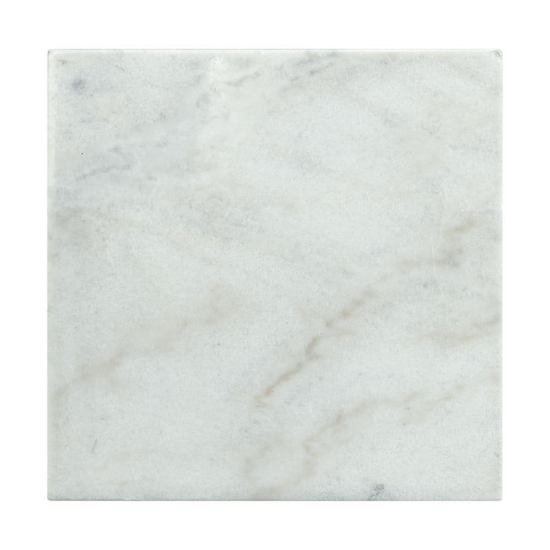 Morris 2PC Occasional Marble Table Set in White