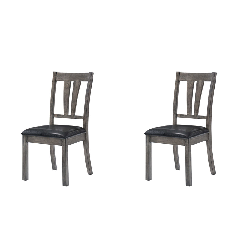Nathan Fan Back Chair W/Pu Seat (2 Per Pack)