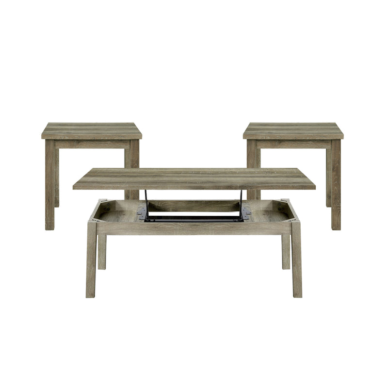 Oak Lawn Three Pack Occasional Set (Lift Top Coffee Table)