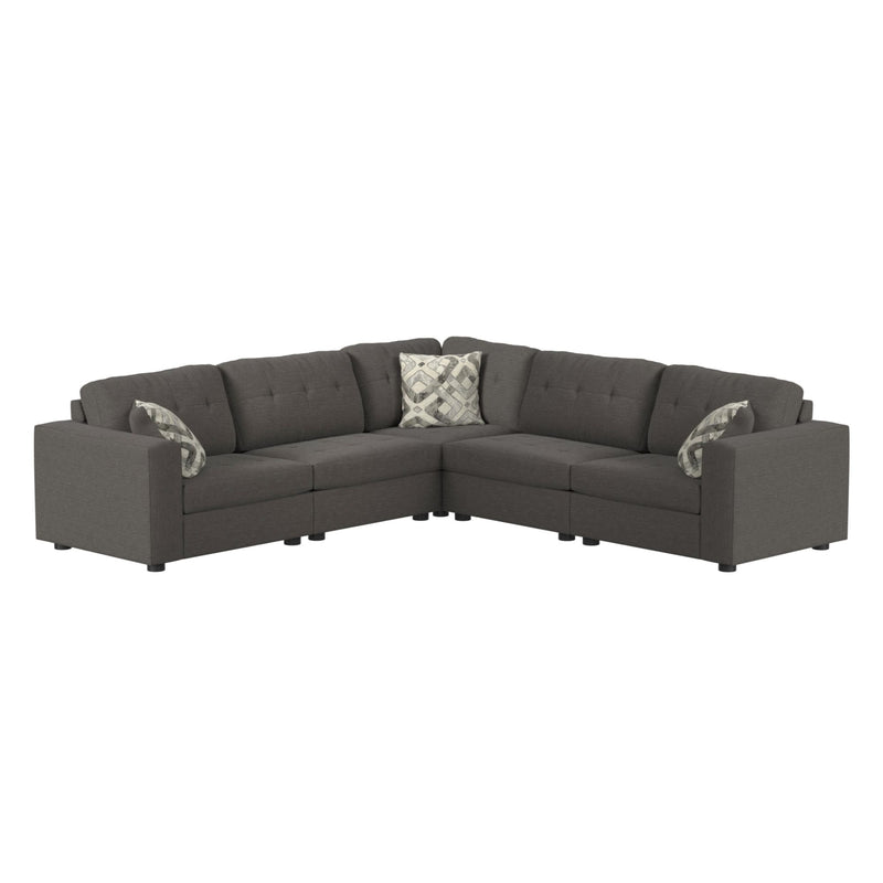 Options One LHF Chair in Palmer Plus Ash with 1 Pillow 20"ÔøΩ