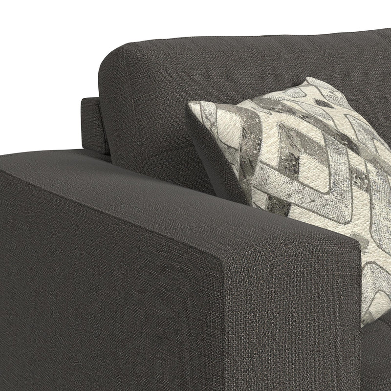 Options One 7PC Living Room Set in Palmer Plus Ash