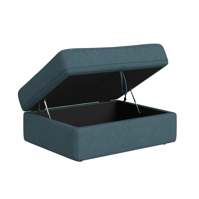Options One 7PC Living Room Set in Palmer Plus Teal