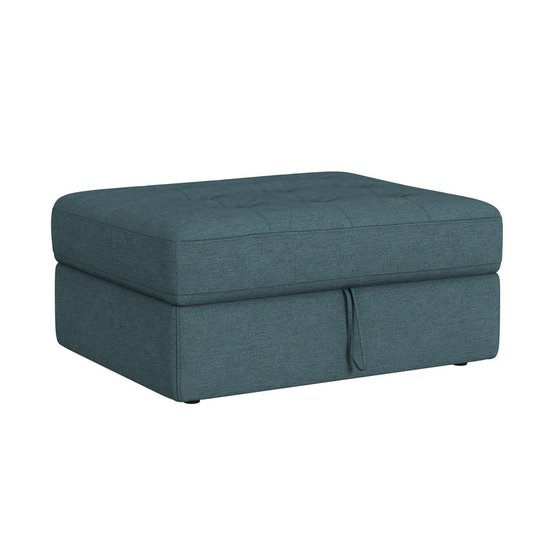 Options One 9PC Living Room Set in Palmer Plus Teal