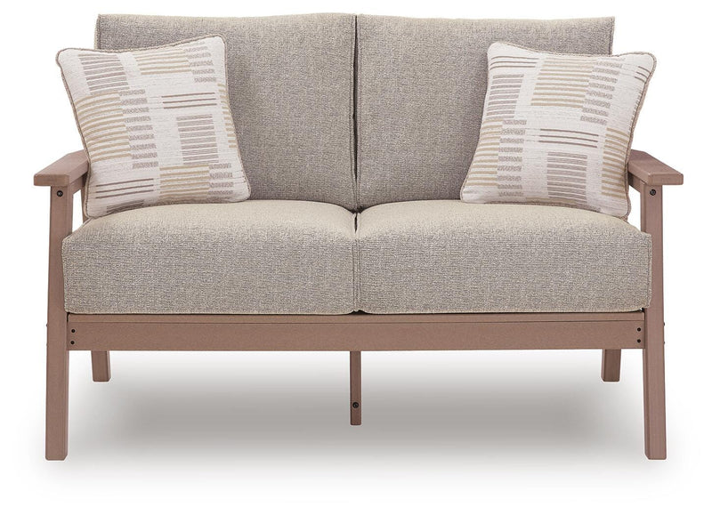 Cliffs Beach Outdoor Loveseat with Cushion