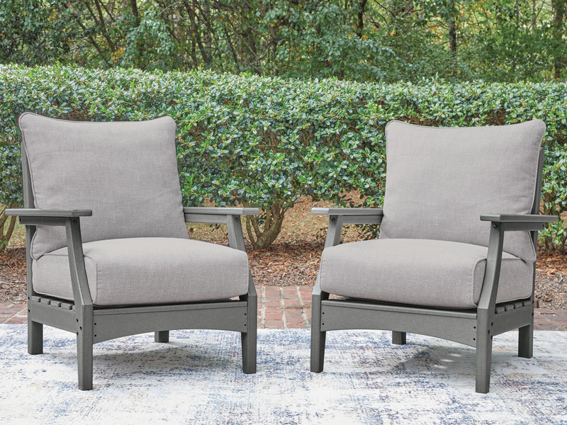 Lone View Bay Outdoor Lounge Chair with Cushion