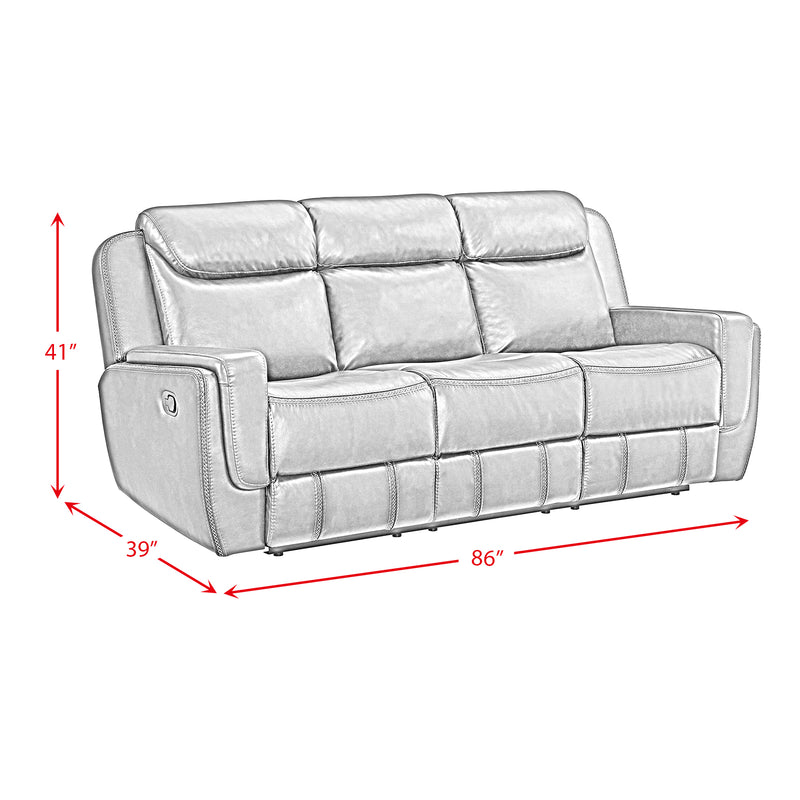 Panther 3PC Living Room Set in Neono Brown-Sofa, Loveseat & Recliner