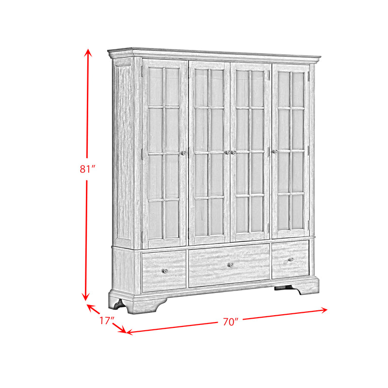 Phillipe Complete Curio in Cherry