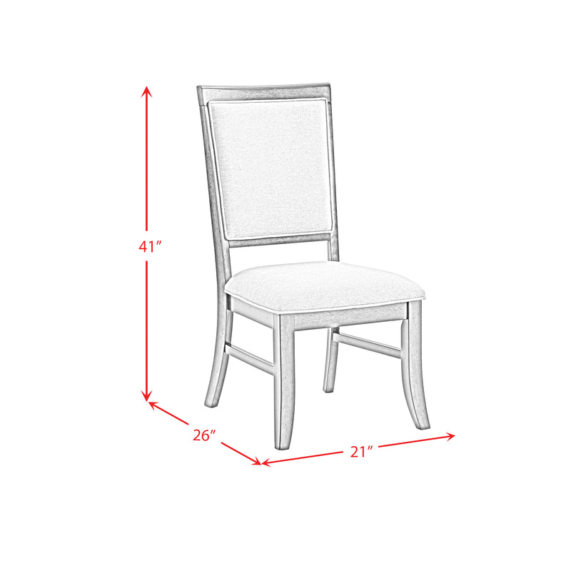 Phillipe Standard Height Dining Set in Cherry-Table and Four Chairs