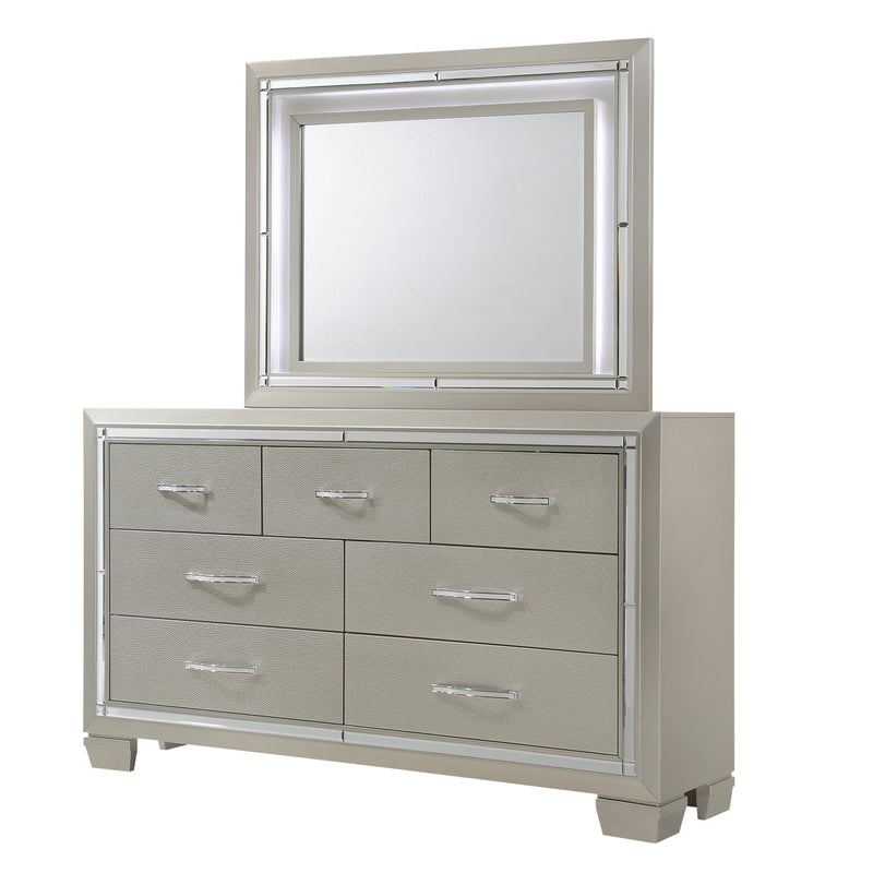Platinum Platform Storage Bedroom Set