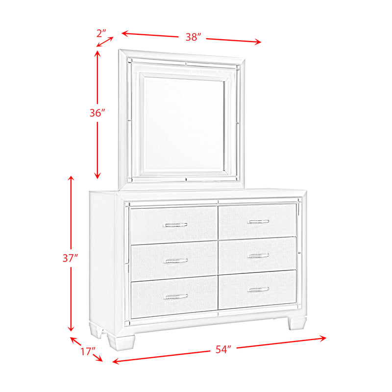 PLATINUM YOUTH PLATFORM BEDROOM SET