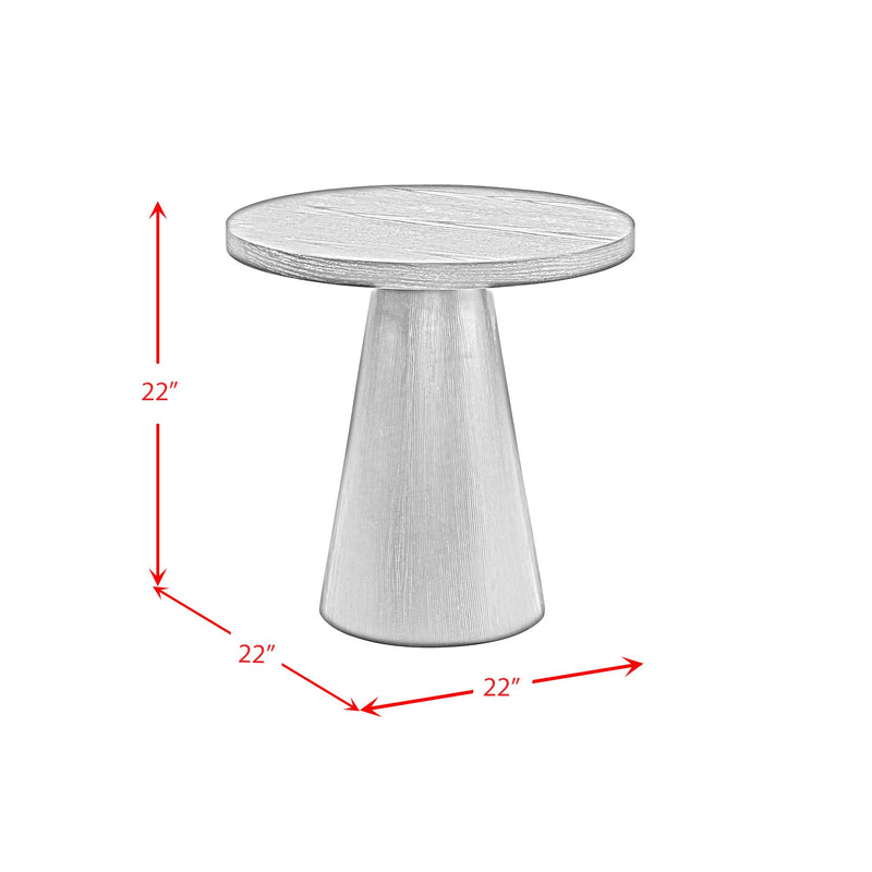 Portland 2PC Occasional Table Set in Black-Coffee Table & End Table