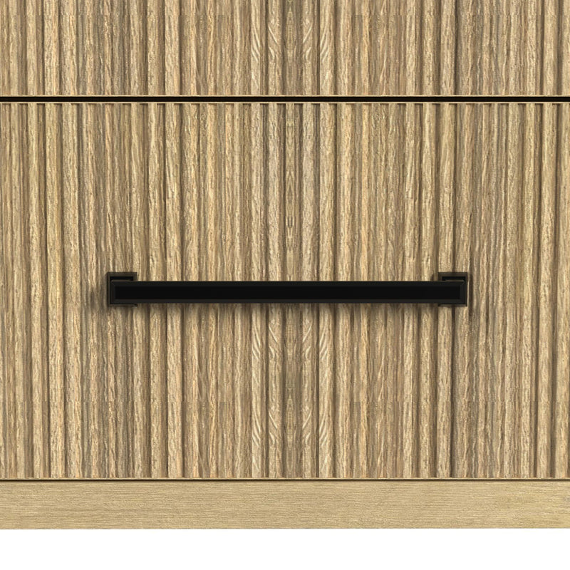 Ridgemont 2-Drawer Nightstand with USB in Natural