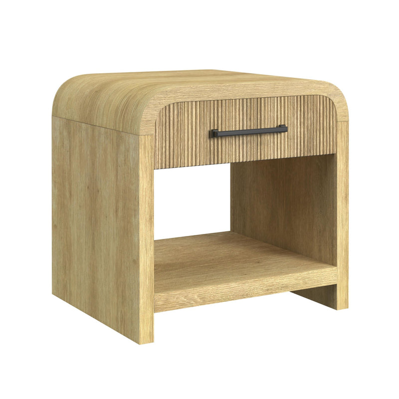 Ridgemont 3PC Occasional Table Set in Natural-Coffee Table & Two End Table