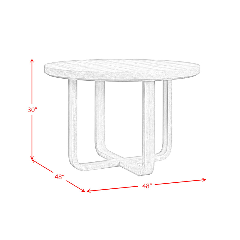 Ridgemont Round Dining Table in Natural