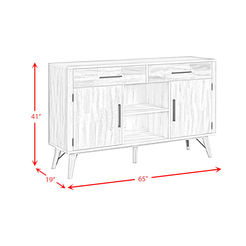 Rogen Rustic Buffet in Rustic White