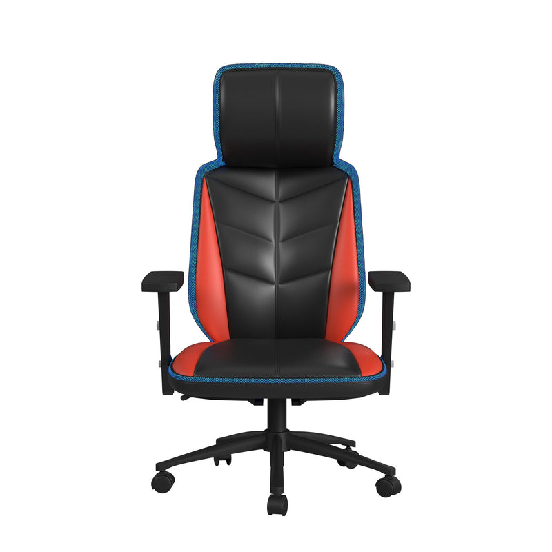 Rollins Gaming Chair with LED and Speaker in Black and Red - 3A Packing