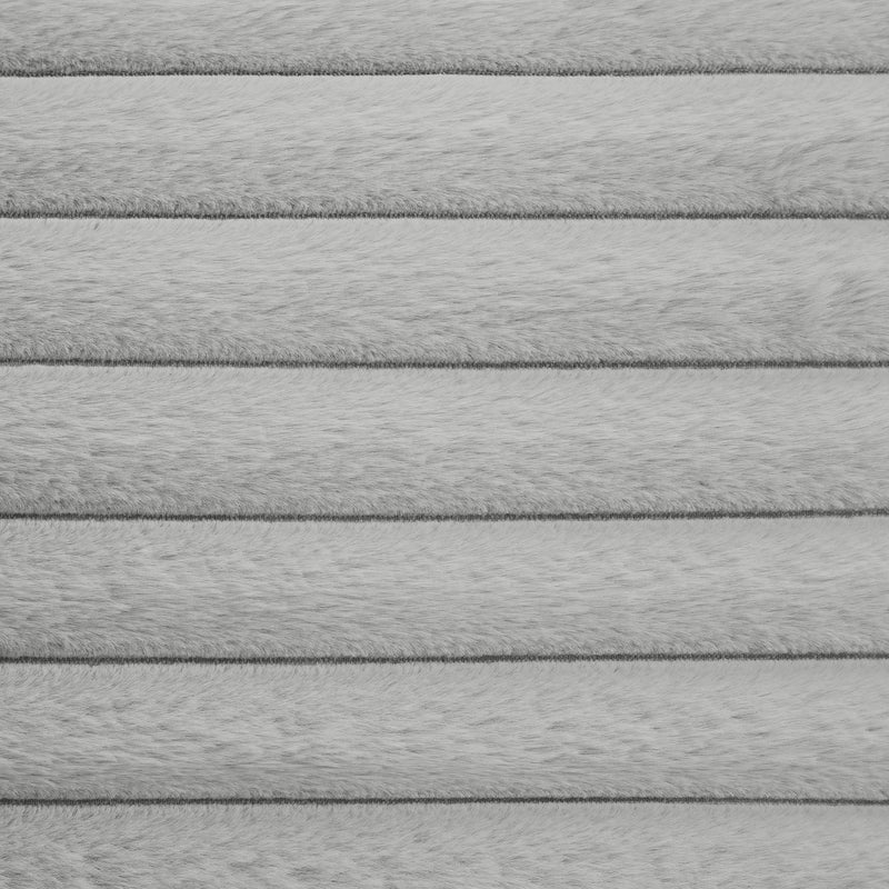 Rosebery UPH Bed with 2 Pillows in Light Grey Corduroy