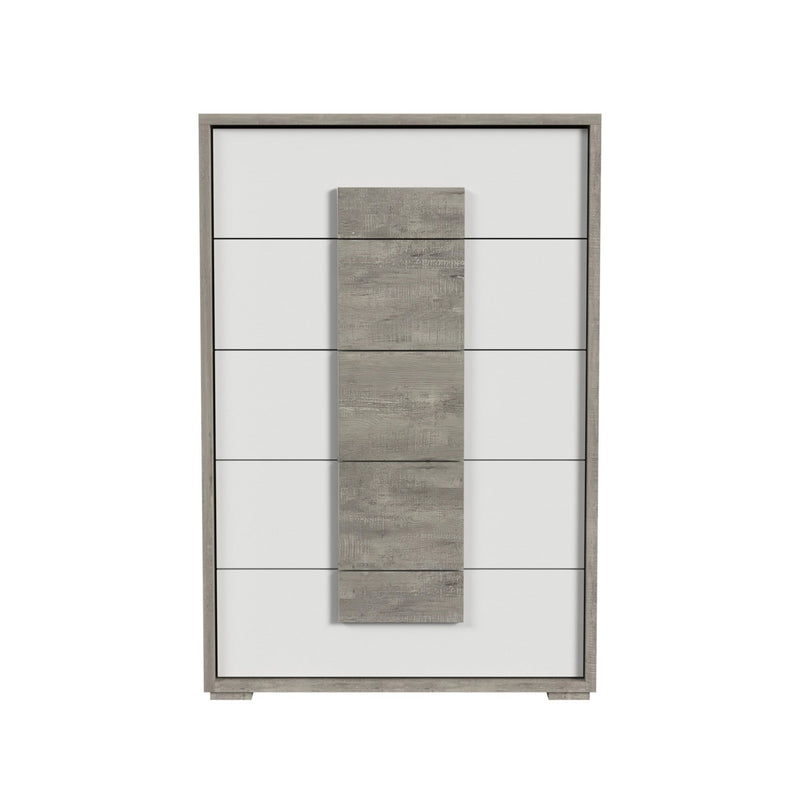 San Matteo 5-Drawer Chest in Dual Tone