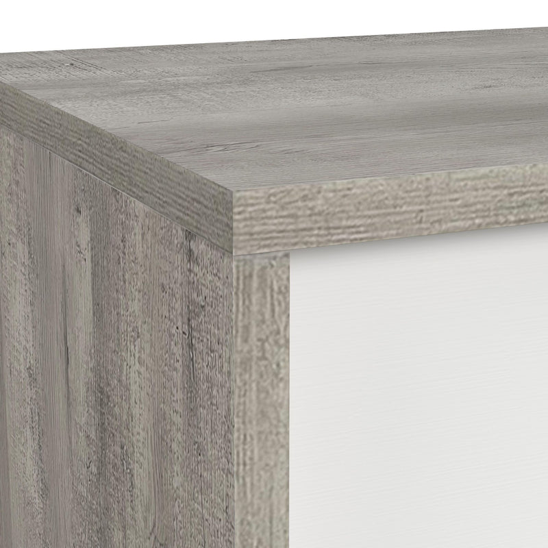 San Matteo 2-Drawer Nightstand with USB in Dual Tone