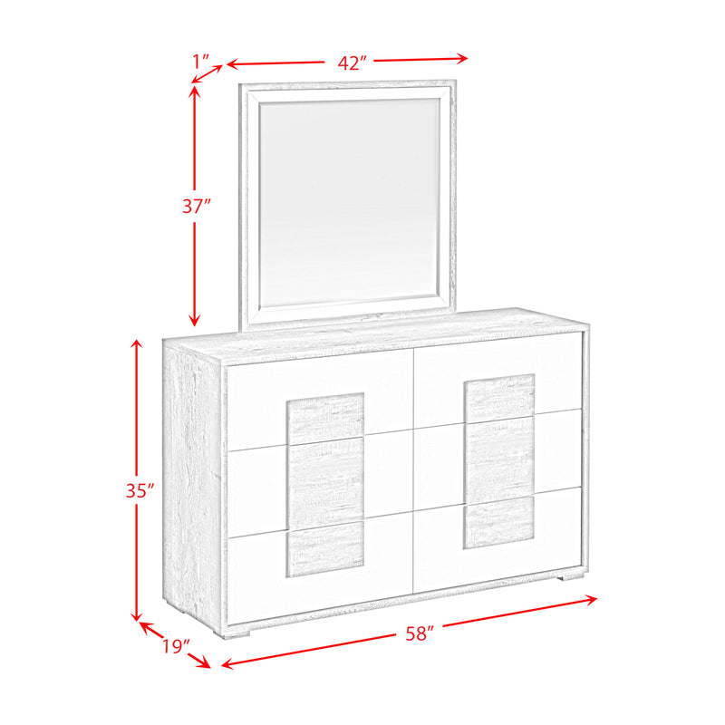 San Matteo Bedroom Set with LED