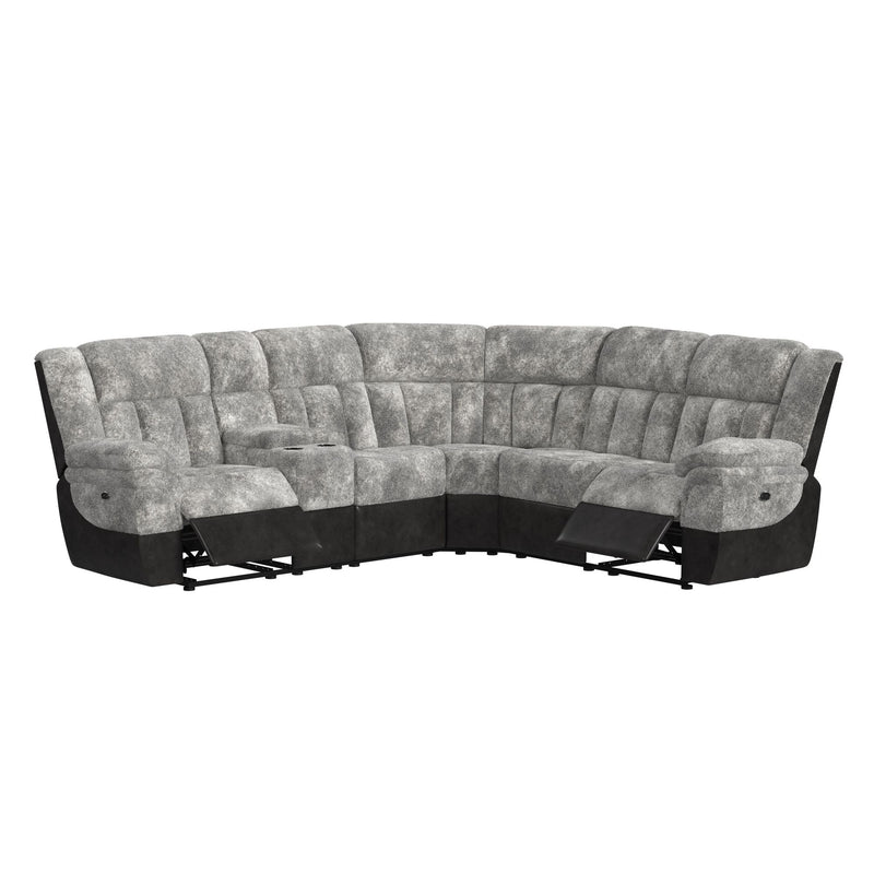 Santorini RHF Power Motion Recliner in Dillon/Shire Grey