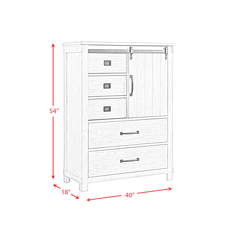 Scott Chest White Finish