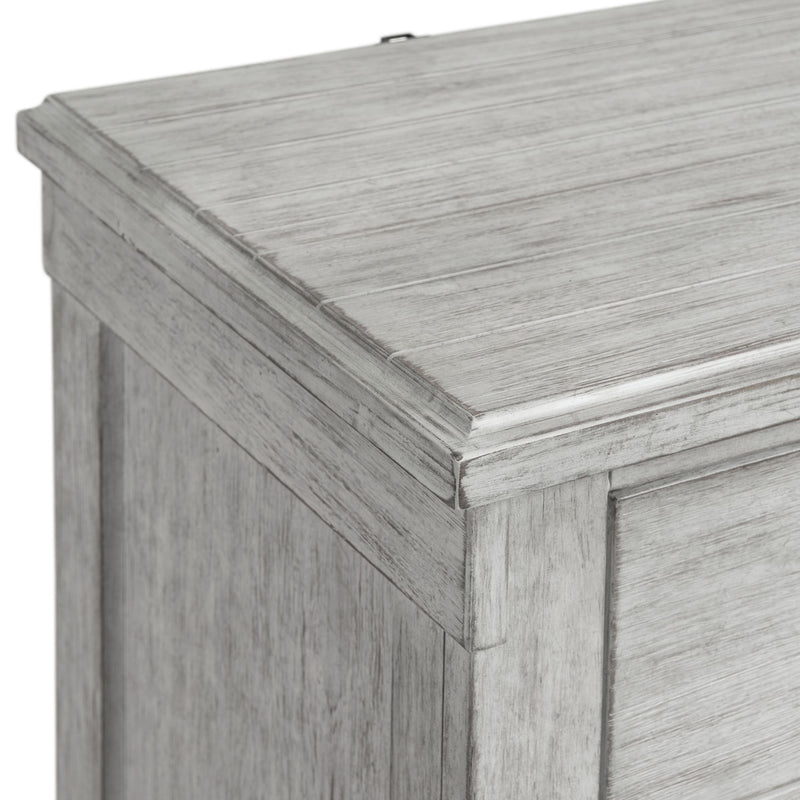Scott Nightstand W/USB White Finish