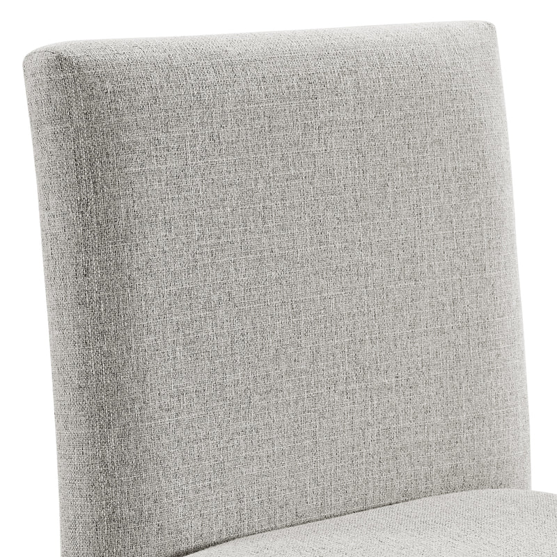 Seneca Counter Side Chair with Grey Fabric in Brown (2 Per Carton)