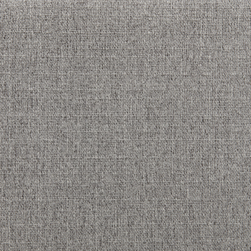 Seneca Counter Bench with Upholstered Back and Grey Fabric