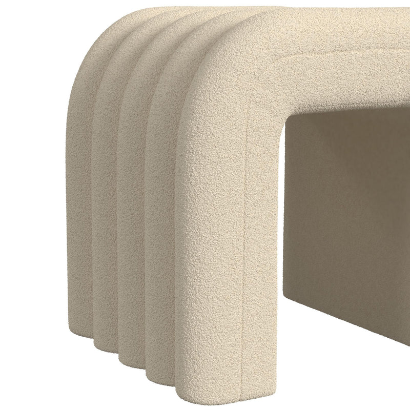 Seqouia Bench With 2 Stools in Ching Cream