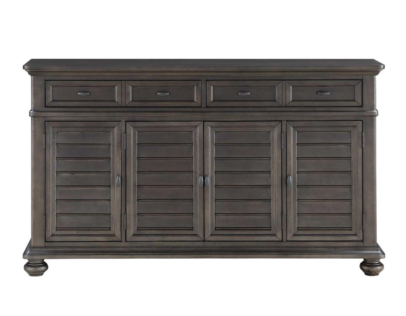 Steve Silver Linnett Server in Slate