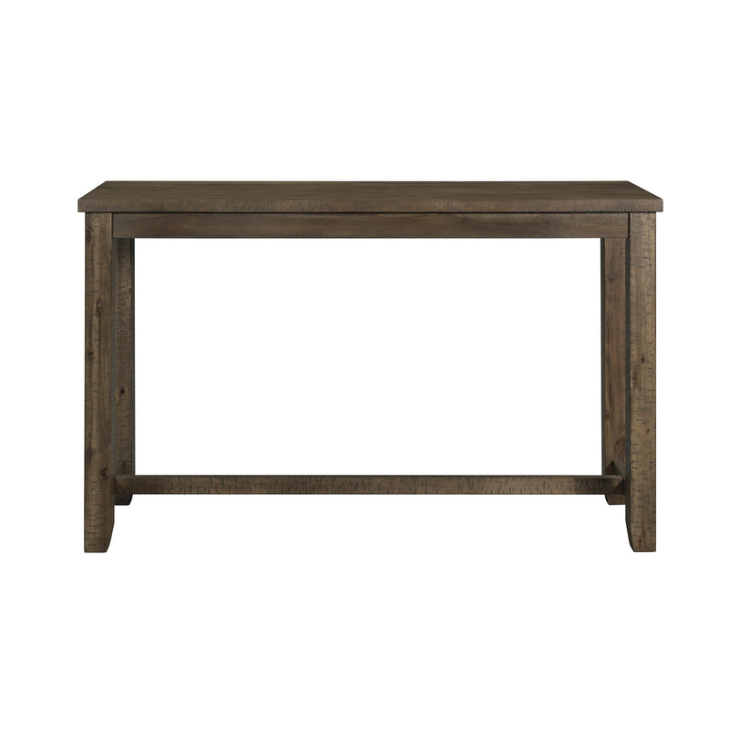 Stone Occasional Bar Table Single Pack Gray Finish (Table + Three Stools)