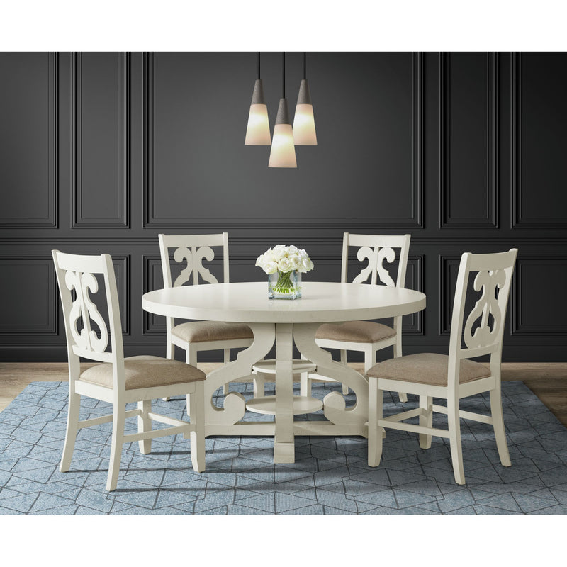Stone Round Dining Table W/PU Base