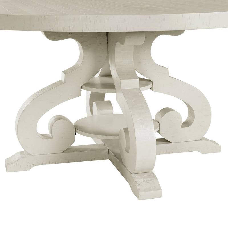 Stone Round Dining Table W/PU Base