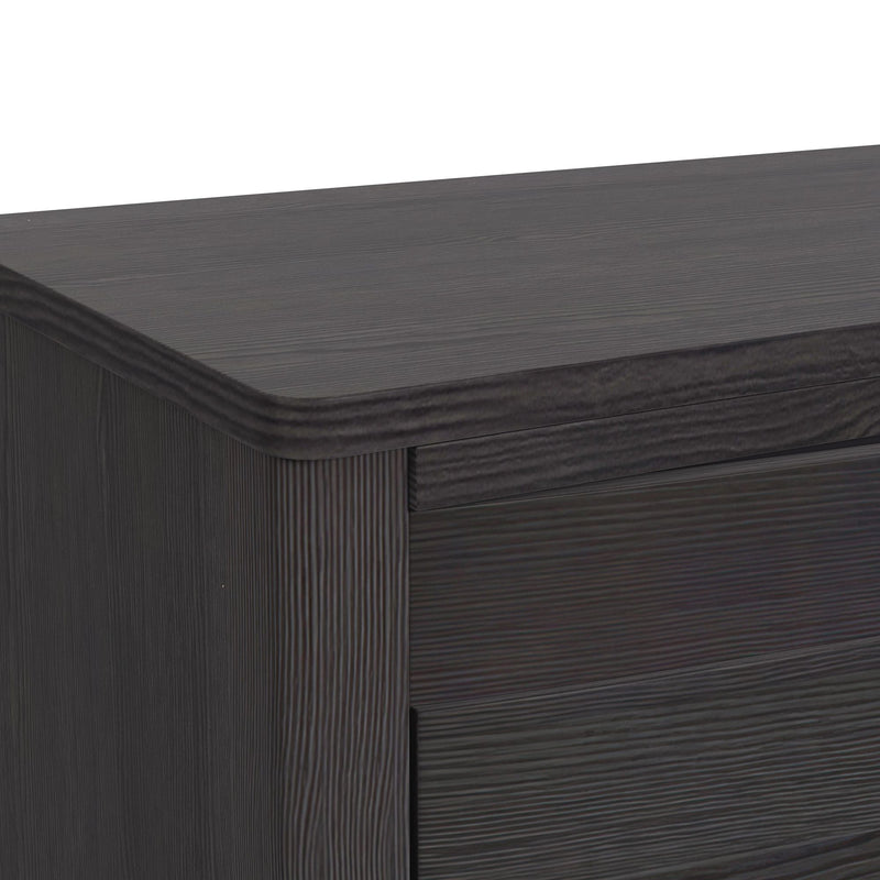 Tobias 6-Drawer Dresser in Black