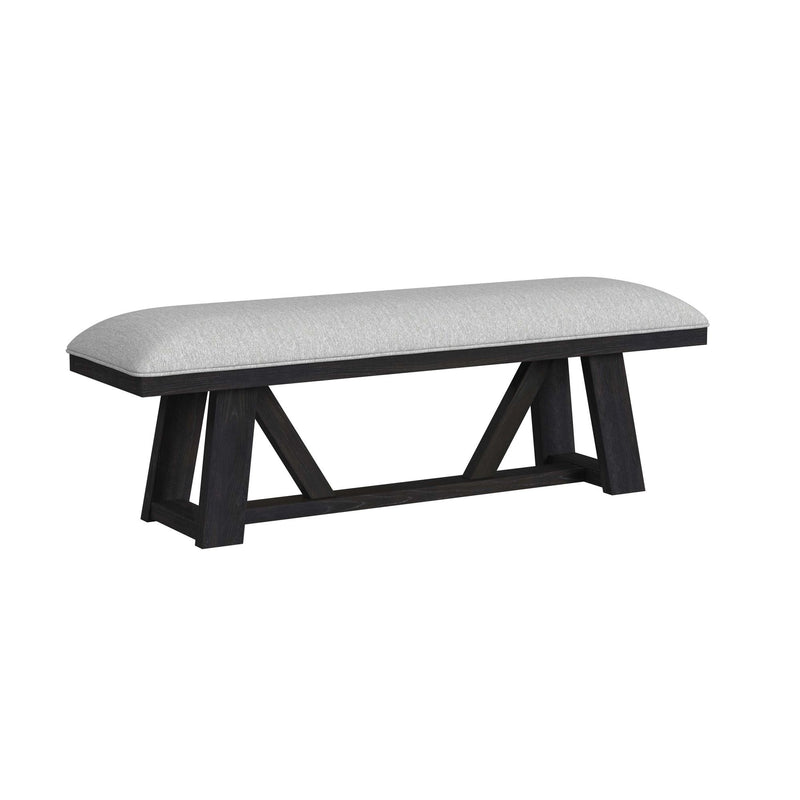 Transcend Standard Height Dining Set in Charcoal-Table and Four Chairs