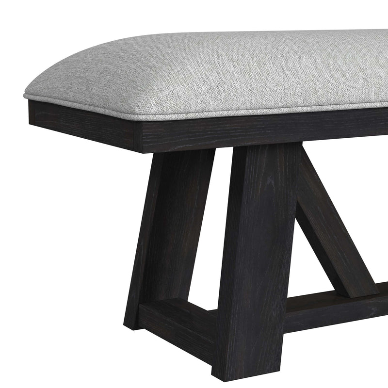 Transcend Standard Height Dining Set in Charcoal-Table and Four Chairs