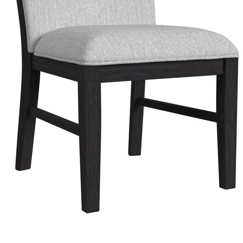 Transcend Standard Height Dining Set in Charcoal-Table and Four Chairs