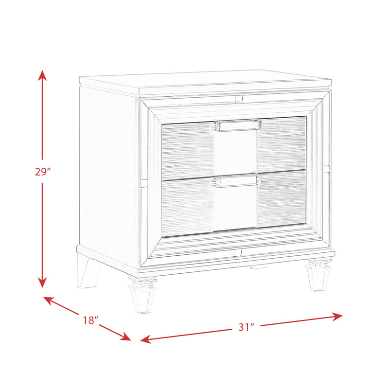 Twenty Nine Nightstand w/USB White