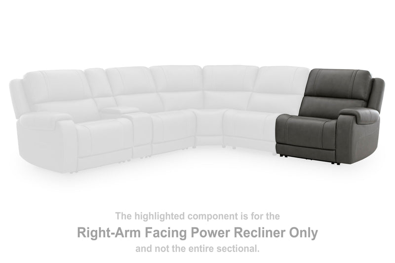 5Z-Harrenhurst Power Reclining Sectional
