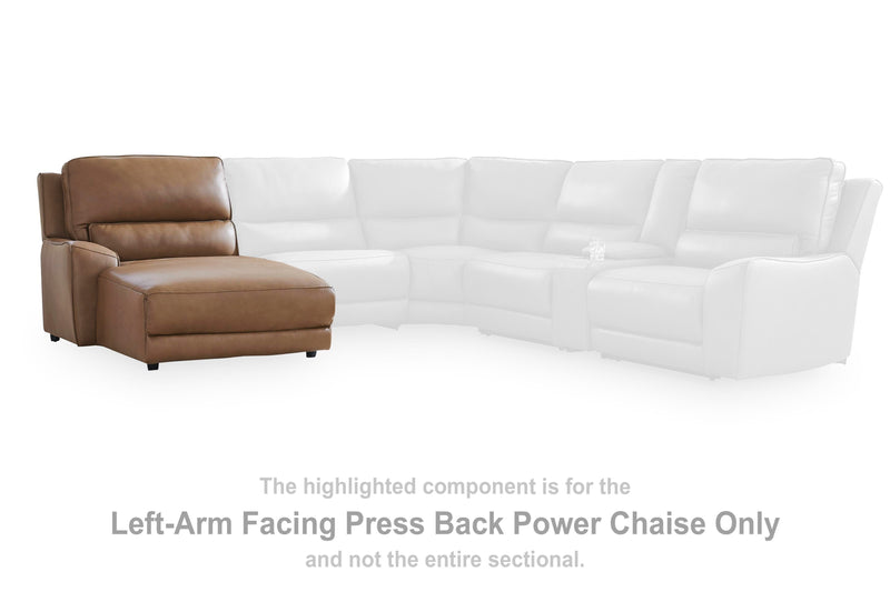 Silverbrooke Reclining Sectional with Chaise and Storage Console