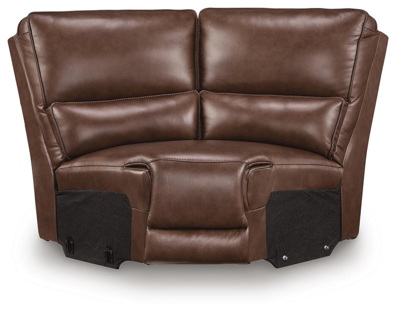 Silverbrooke Reclining Sectional with Storage Console