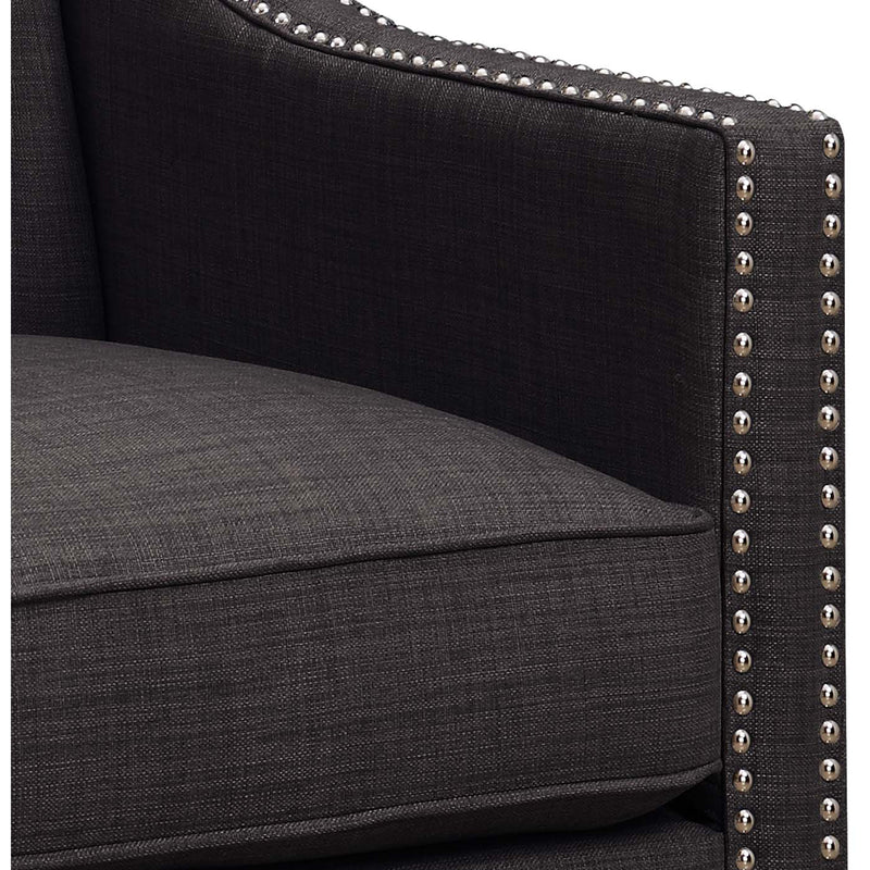 Erica 497 Chair W/Chrome Nails Heirloom Charcoal (ISTA 3)