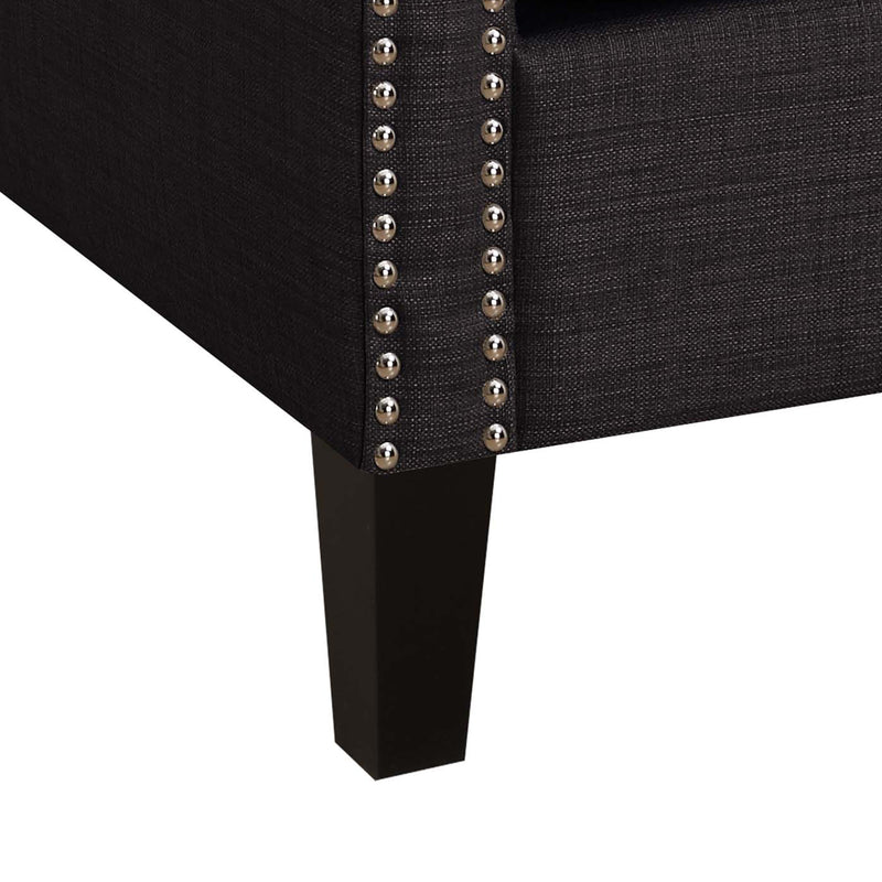 Erica 497 Chair W/Chrome Nails Heirloom Charcoal (ISTA 3)