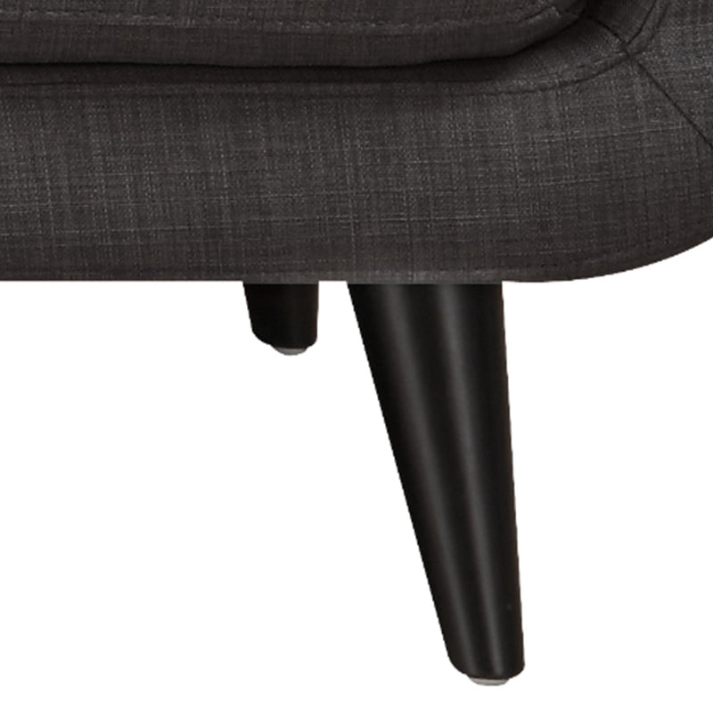 Hadley 4480 KD Love Seat Heirloom Charcoal w/No Pillows
